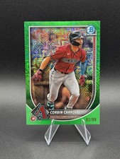 2025 Bowman Chrome - Corbin Carroll #85 Mega Box Green Mojo Refractor /99