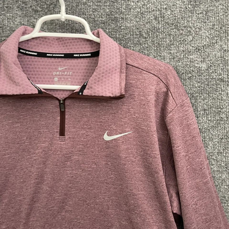 Nike Therma Sphere Element Running Top Women’s Sz XL 1/4 Zip Red 928753-233 - Image 3 of 4