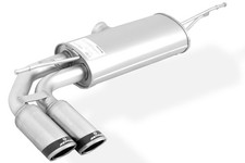 REMUS Edelstahl Sportauspuff 2x84mm Carbon R. für Seat Leon Typ 5F 1.2TSI 1.4TSI