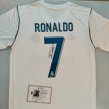 Cristiano Ronaldo Signed CR7 Autographed Real Madrid Jersey with COA