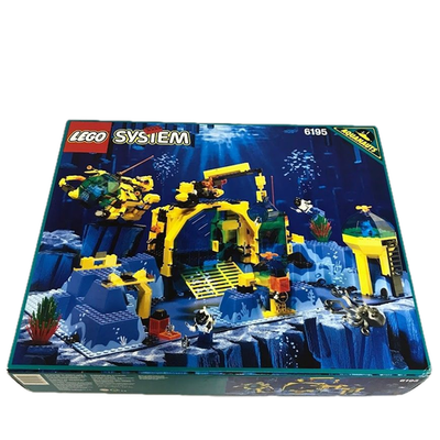LEGO System Aquazone Neptune Discovery Lab 6195 In 1995 New