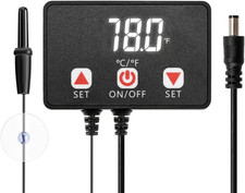 Aquarium Fan Temperature Controller Fish Tank Cooler Controller with Temperature