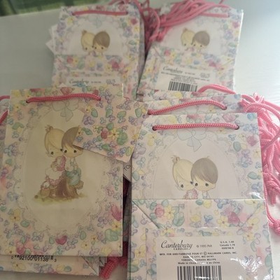 Precious Moments Gift Bags 4 x 5.5 New Open Box 39 Bags 1995