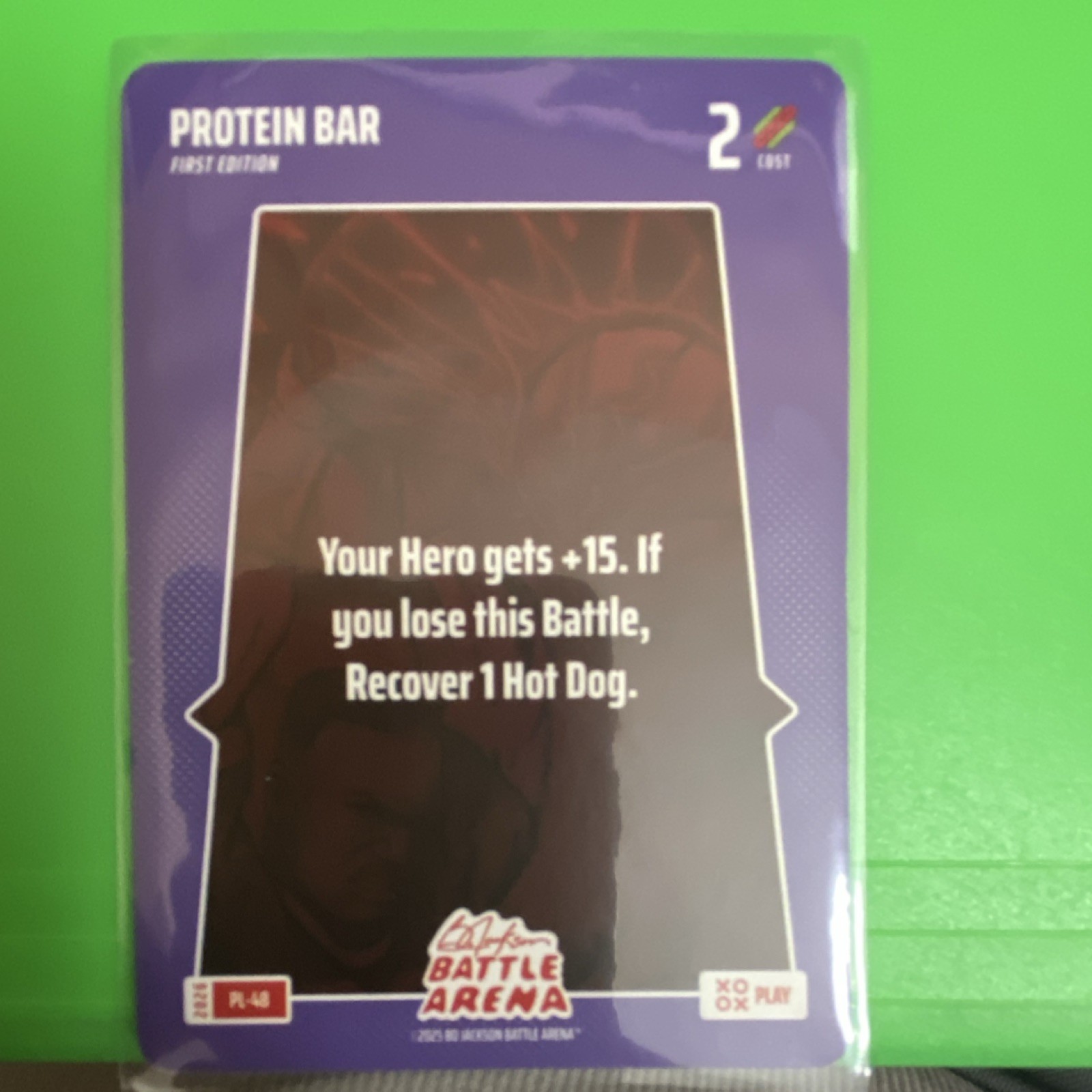 Bo Jackson Battle Arena Protein Bar First Edition Card PL-48 English 2021