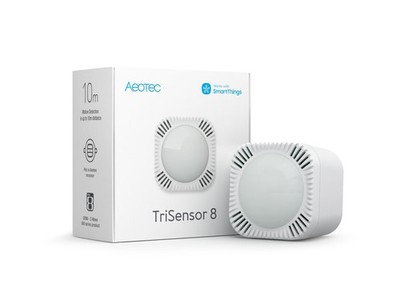 Aeotec TriSensor 8, 800 Series Zwave Motion Sensor, Temperature, Light Sensor...