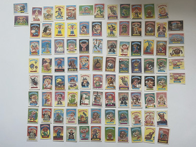 Garbage Pail Kids 1989 Topps UK Restposten Karten Puzzleteile gemischt