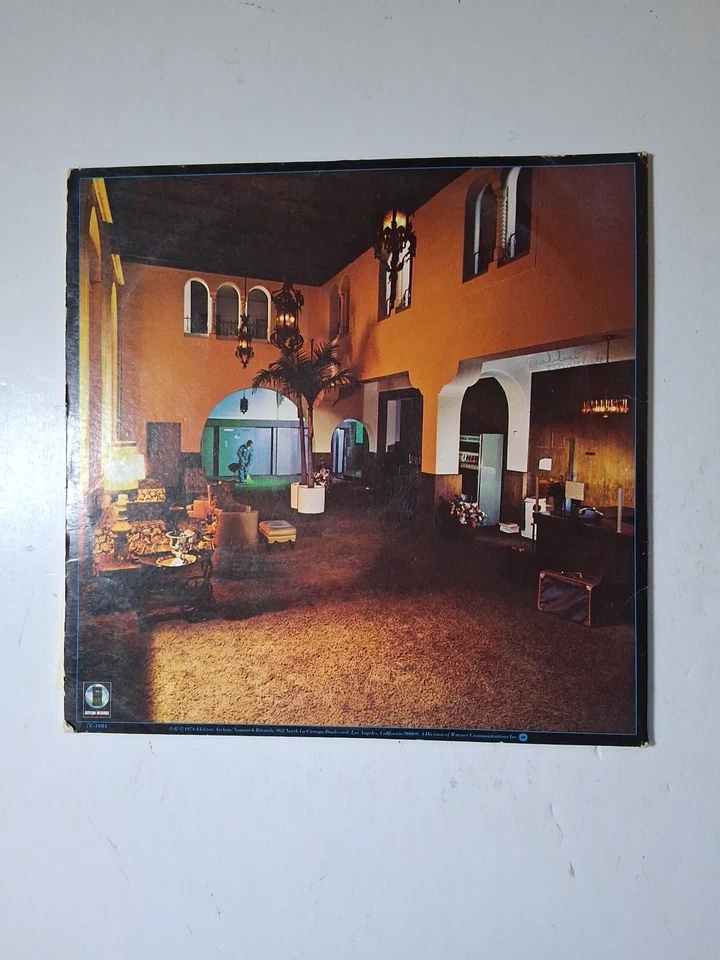 Vinyl Record LP The Eagles Hotel California Poster  Vinyl VG,  Seem Split - Image 2 of 4