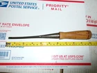 OLD  WOOD CHISEL  WITH WOODEN HANDLE 1/4" WIDE