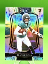 2025 Panini Select - Premier Level Travis Hunter #128 Silver Prizm (RC)