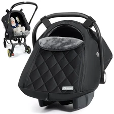 Baby Car Seat Cover Winter - Waterproof Carseat Cover for Doona Car Seats