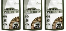 3 PureBites Beef Liver Freeze Dried Dog Treats 4.2oz Bags. Total 12.6oz