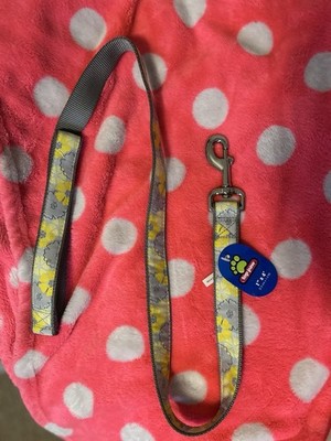 Top Paw Floral/Gray Dog Leash 1  X 4  Nwt