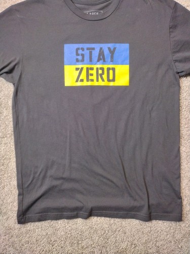 Zero Foxtrot Exclusive T shirt Size Large Black STAY ZERO ~ The Ghost of KYIV - Picture 3 of 10