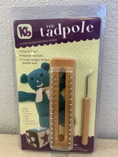 KB The Tadpole Fine Gauge Knitting Board Knit Hook Board KIT DIY Sealed NIP