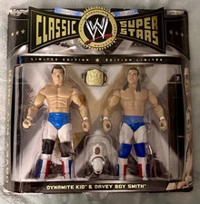 WWE JAKKS CLASSIC SUPERSTARS 2-PACK BRITISH BULLDOGS NIB DYNAMITE DAVEY BOY