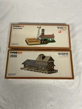 2 Tyco Model Kits Sealed In Box: Freight Station And Stockyard