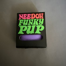 New NEEDOH Funky Pup Puppy DOG Nee Doh Stress Ball SQUISHY Fidget Toy - PURPLE