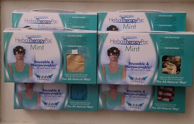 HERBAL THERAPY PAC- All Natural MINT/WILLOW/LAV ++~Reuseable~HOT/COLD~NEW in BOX