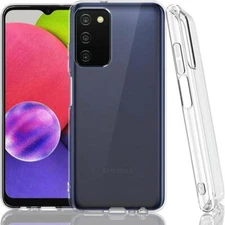 For Samsung Galaxy A03s Case Shockproof Slim Clear Rubber Soft Silicone Cover