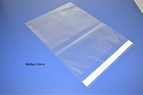 100 Pack Clear 9 x 12 Resealable Poly bags Uline self-seal adhesive lip 1.5 MIL - Picture 5 of 13