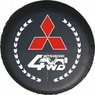 Mitsubishi 4WD Car Spare Wheel Tyre Tire Cover Case Bag Pouch Protector 30~31 L