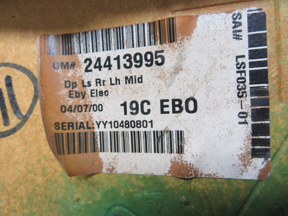 PANEL PUERTA TRASERA IZQUIERDA LH LR INTERIOR LADO CONDUCTOR 00 SATURN SERIE L SEDAN  Foto 4 de 4