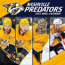 NASHVILLE PREDATORS 2023 WALL CALENDAR 16 Month FAST DELIVERY Bonus 4 month 2022