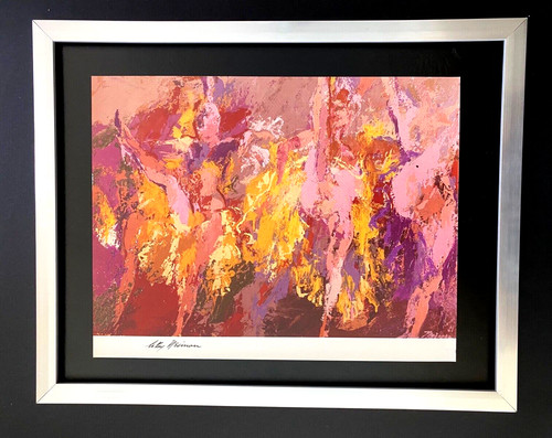 LEROY NEIMAN +  SKETCHBOOK DRAWING PARIS + CIRCA 1970'S + SIGNED PRINT FRAMED