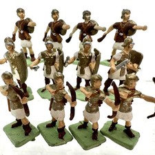 25mm Ancient Roman Military Toy Soldiers War Game Painted Metal Miniatures Lot