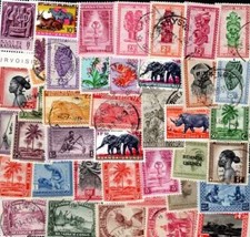 BELGIQUE Colonies et République Collections de 50 à 2000 timbres différents
