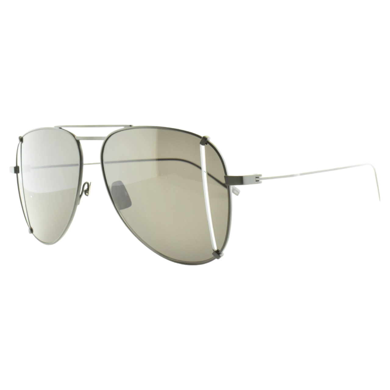 Occhiali da sole SAINT LAURENT SL 193 T CUT 002 neri pilota full rim SOLO MONTATURA