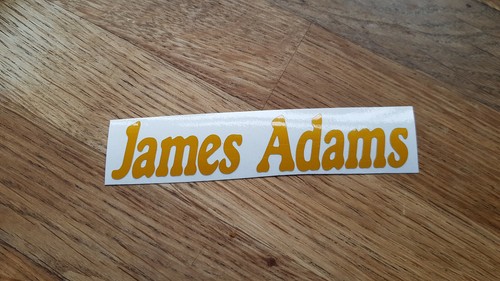 2 x PERSONALISED/CUSTOMISED MOTORBIKE MOTORCYCLE TANK FAIRING NAME STICKERS - Picture 25 of 25