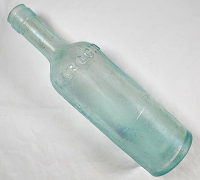 #ad Early 1800#x27;s Kina LaRoche Blown Bottle Privy Dug Antique 3 part Mold Liquor $12.50