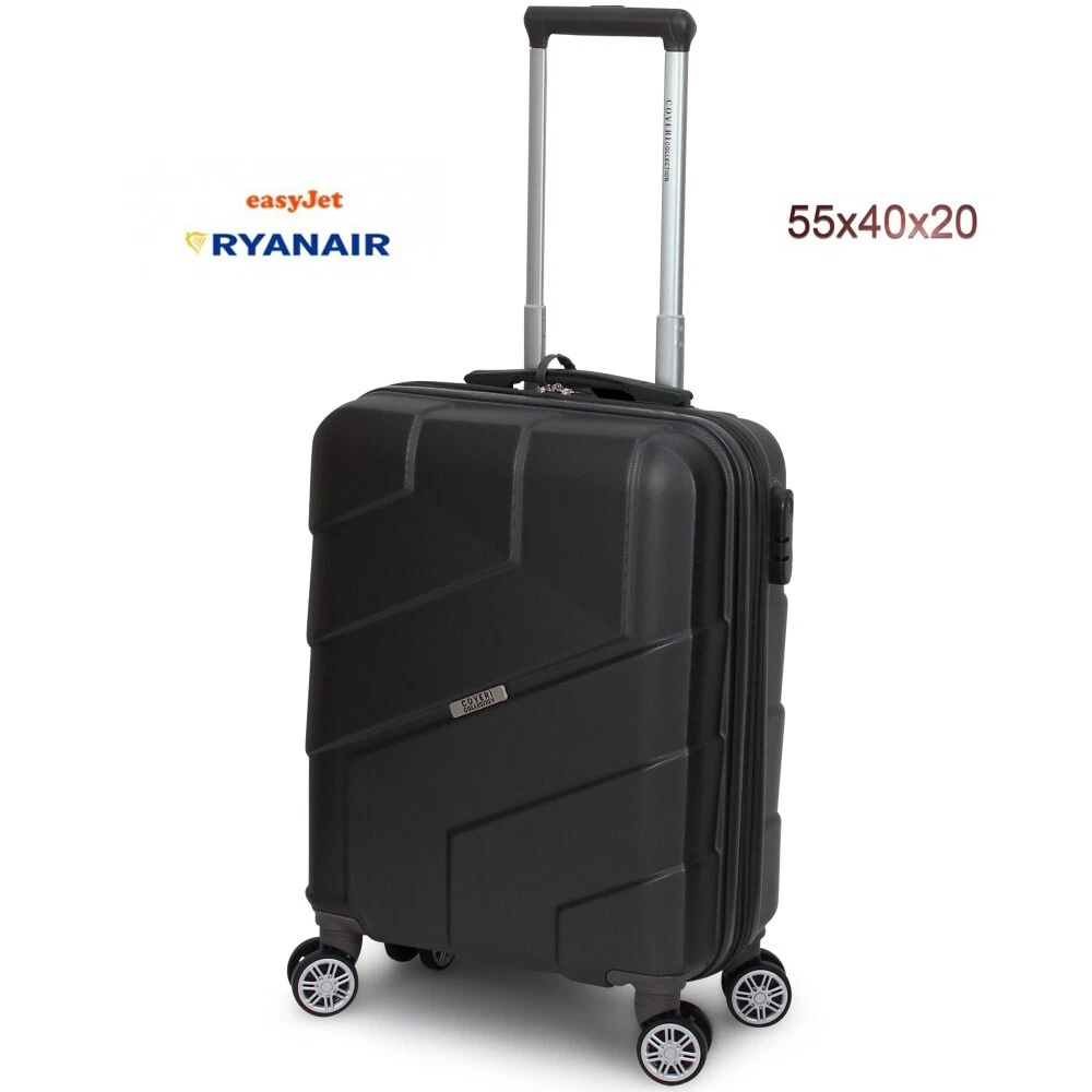 Trolley Espandibile Coveri Bagaglio a Mano 55x40x20 cm 4 Ruote Ryanair  EasyJet