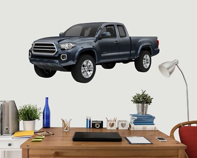 3D Small Truck G389 Car Wallpaper Mural Poster Transport Wall Stickers Honey