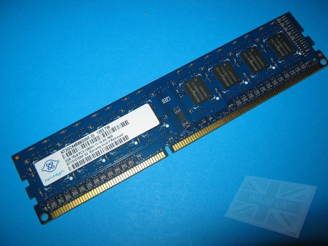 Nanya 2gb Nt2gc64b88g0nf-di Pc3-12800u Ddr3 Desktop Memory for sale