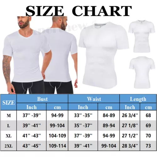 Camisas de compresión de manga corta Cool Dry para hombre, camiseta deportiva capa base - Imagen 22 de 22