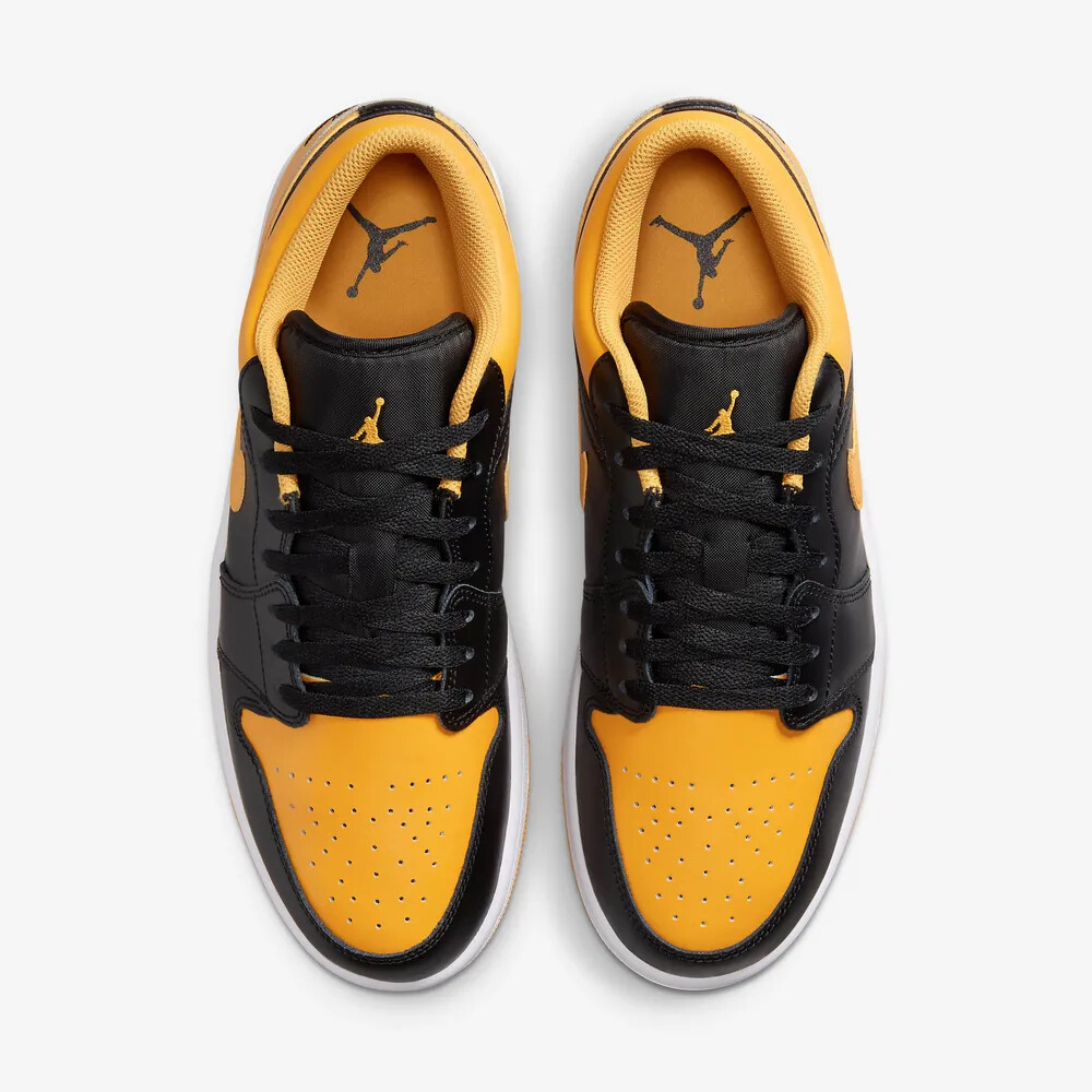 New Nike Jordan 1 Low Shoes - Yellow Ocher/ Black (553558-072) | eBay