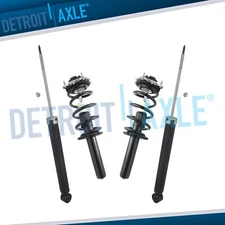 Front Struts w/ Coil Spring Rear Shocks for 2012-2018 Audi A6 Quattro A7 Quattro