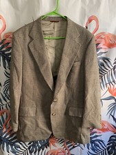 Jos A Bank Plaid Blazer Sz 42