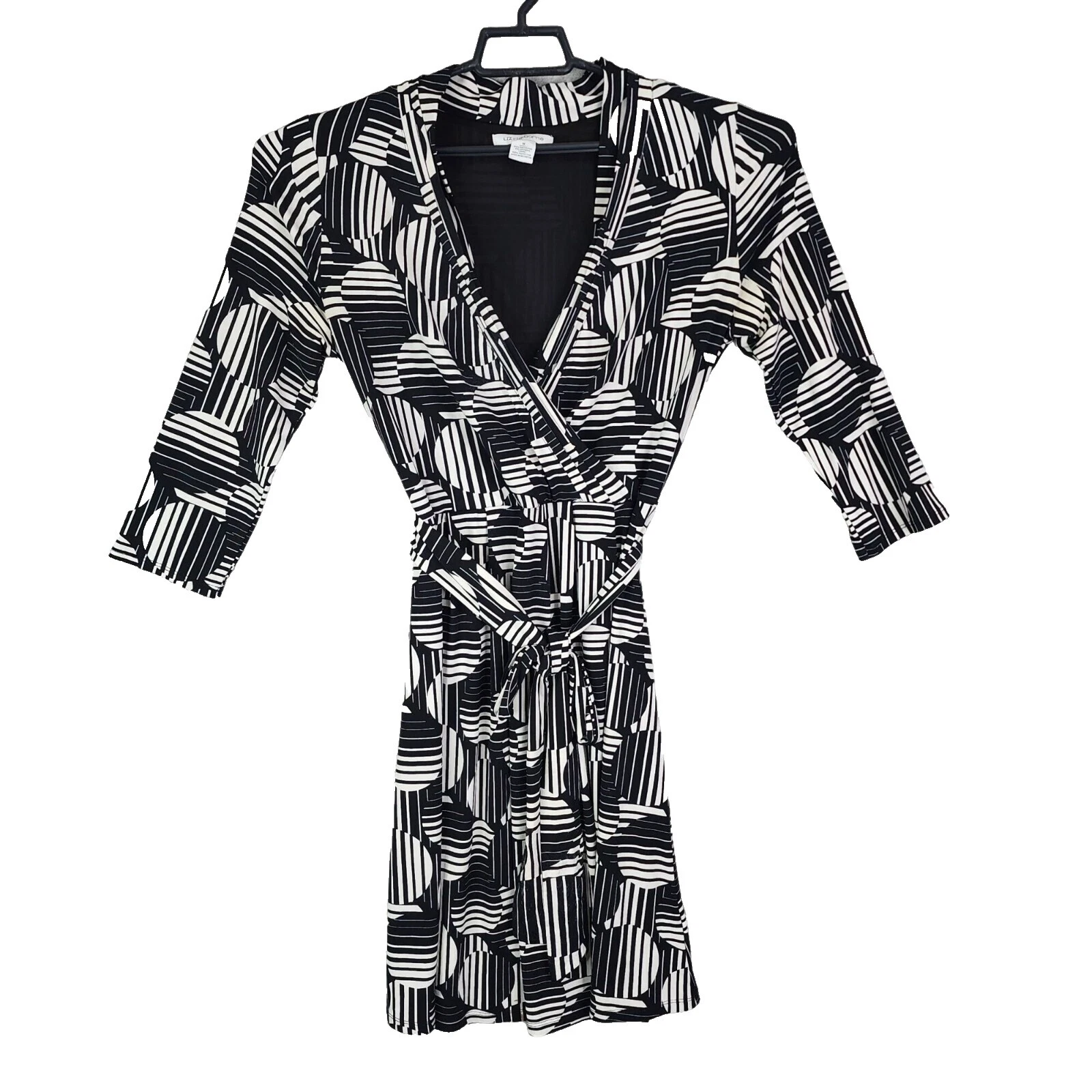 Vestidos de envoltura Liz Claiborne Sólido