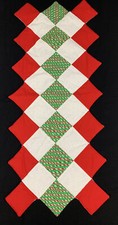 Christmas Table Runner Handmade 14 1/2"X 35 1/2" Patchwork Winter Holiday
