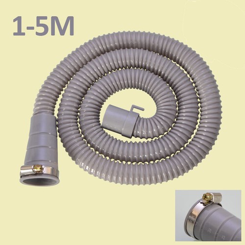Waste Water Pipe Drain Hose Extension Pipes for Washing Machine Dishwasher 1m-5m