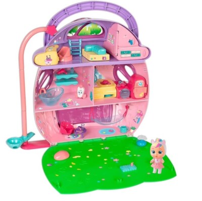 Cry Babies Magic Tears Dreamy's Mega House - 3 Stories, 25+ Accessories, Excl...
