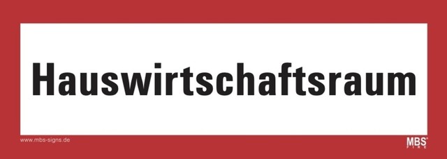 Aufkleber "Hauswirtschaftsraum" Schild Folie ähnl. DIN 4066 | Größen wählbar Aufkleber "Hauswirtschaftsraum" Schild Folie ähnl. DIN 4066 | Größen wählbar