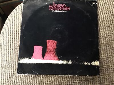 JORGE SANTANA IT S ALL ABOUT LOVE 1979 LP THE TOMATO MUSIC PRINT VINTAGE VINYL 