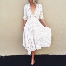 Zimmermann Hyper Eyelet Broderie Dress Size 0