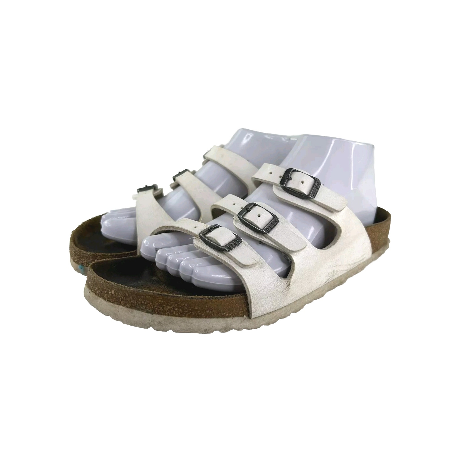 Birkenstock Birkis Florida Straps sandals US Ladies White