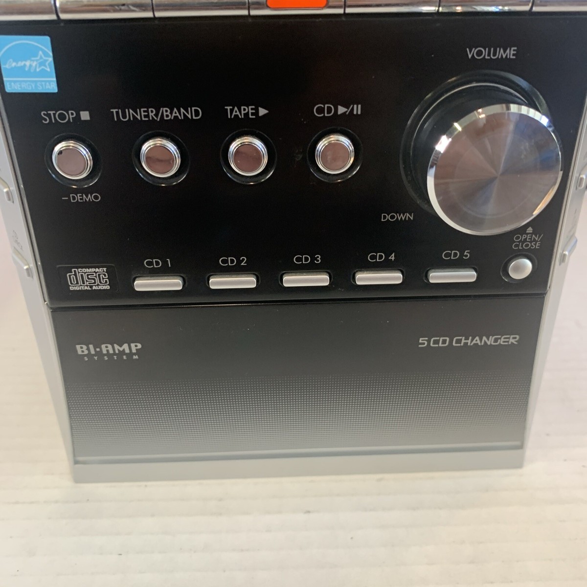 Panasonic SA-PM313 5-CD Changer Cassette Deck Tuner Micro