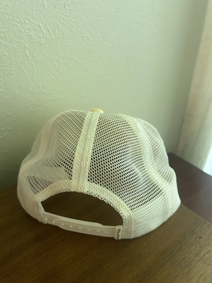 Sombrero de camionero Billabong amarillo vintage Foto 3 de 3